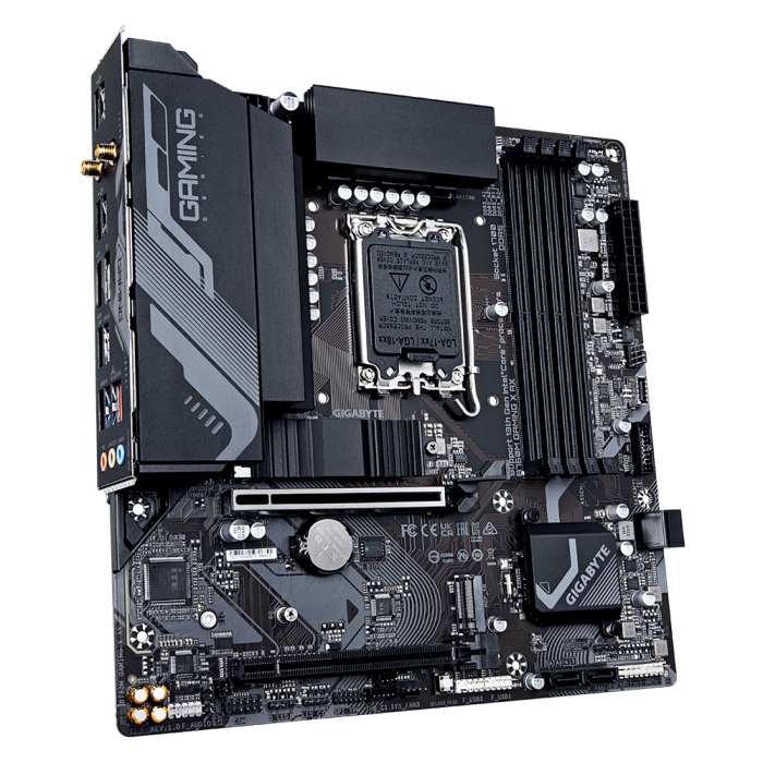 GIGABYTE B760M GAMING X AX, DDR5, SATA3, USB3.2Gen2, DP, 2.5GbE, WiFi 6E, LGA1700 mATX GIGABYTE B760M GAMING X AX, DDR5, SATA3, USB3.2Gen2, DP, 2.5GbE, WiFi 6E, LGA1700 mATX