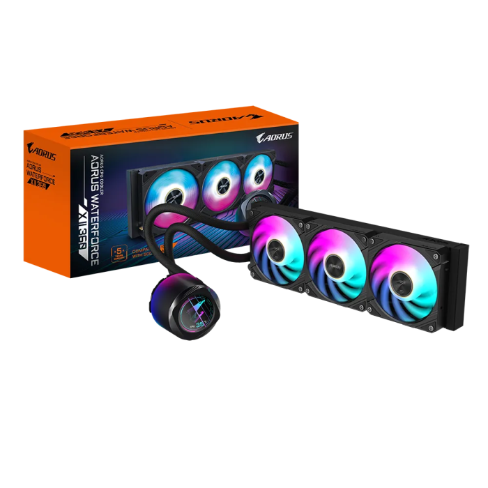 GIGABYTE AORUS WATERFORCE X II 360 vodno hlajenje za INTEL/AMD procesorje GIGABYTE AORUS WATERFORCE X II 360 vodno hlajenje za INTEL/AMD procesorje