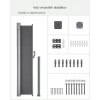 SONGMICS Stranski senčnik 160 x 350 cm antracit, GSA165G02 SONGMICS Stranski senčnik 160 x 350 cm antracit, GSA165G02