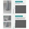 SONGMICS Stranski senčnik 160 x 350 cm antracit, GSA165G02 SONGMICS Stranski senčnik 160 x 350 cm antracit, GSA165G02