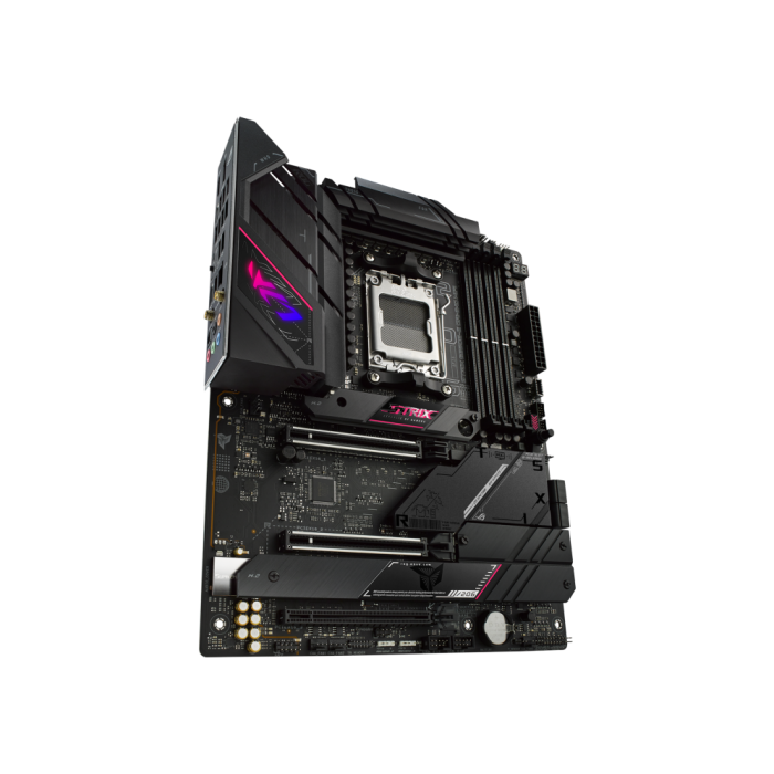 ASUS ROG STRIX B650E-E GAMING WIFI, DDR5, SATA3, USB3.2Gen2x2, DP, 2.5GbE, Wi-Fi 6E, AM5 ATX ASUS ROG STRIX B650E-E GAMING WIFI, DDR5, SATA3, USB3.2Gen2x2, DP, 2.5GbE, Wi-Fi 6E, AM5 ATX