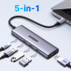 Ugreen 5-v-1 USB-C Hub (100 W PD, 4K@30Hz HDMI) Ugreen 5-v-1 USB-C Hub (100 W PD, 4K@30Hz HDMI)