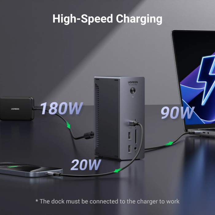 Ugreen Revodok Max 213 USB-C 13-v-1 priklopna postaja Ugreen Revodok Max 213 USB-C 13-v-1 priklopna postaja