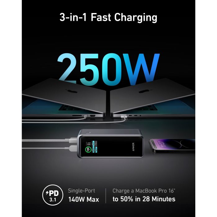 Anker Prime Powerbank 27650mAh 250W Anker Prime Powerbank 27650mAh 250W