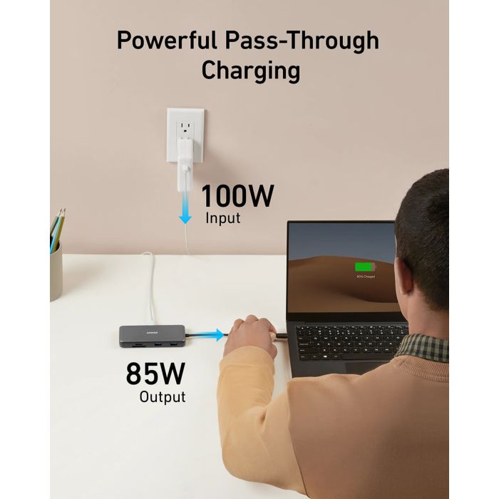 Anker 555 USB-C Hub, 8v1 Anker 555 USB-C Hub, 8v1