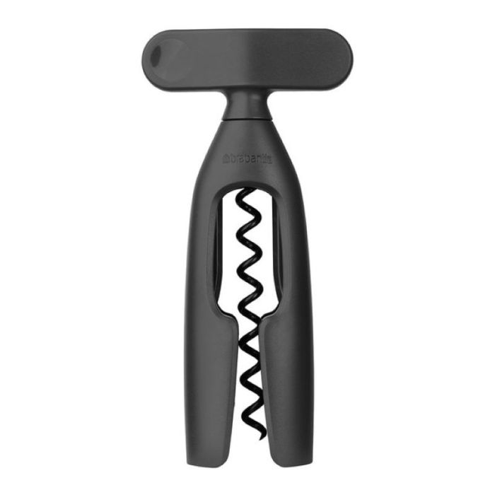 Brabantia spiralni odpirač steklenic črn Brabantia spiralni odpirač steklenic črn