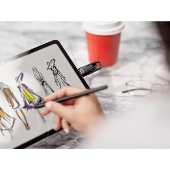 SanDisk Ultra Slider USB Type-C Flash Drive, 256GB USB 3.2 Gen 1