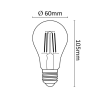 Asalite LED 7W, E27, 2700K, 806lm Asalite LED 7W, E27, 2700K, 806lm