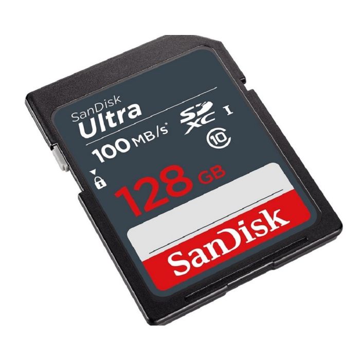 SanDisk Ultra 128GB SDXC spominska kartica 100MB/s SanDisk Ultra 128GB SDXC spominska kartica 100MB/s