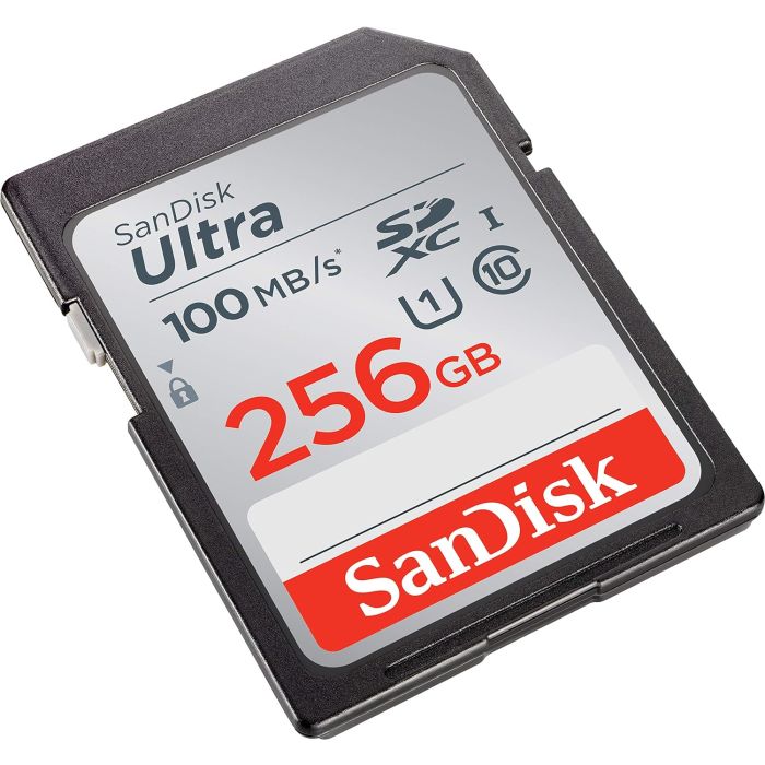 SanDisk Ultra 256GB SDXC spominska kartica 100MB/s SanDisk Ultra 256GB SDXC spominska kartica 100MB/s