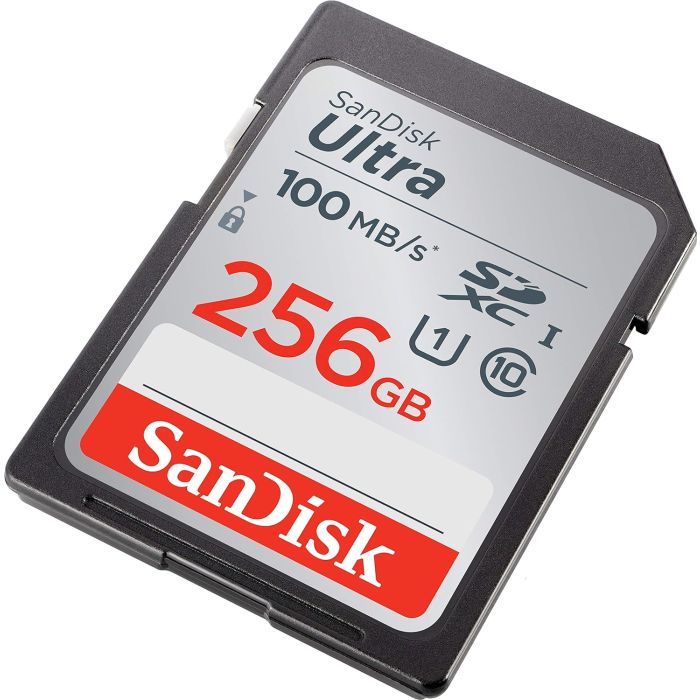 SanDisk Ultra 256GB SDXC spominska kartica 100MB/s SanDisk Ultra 256GB SDXC spominska kartica 100MB/s