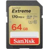 SanDisk Extreme PLUS 32GB SDXC spominska kartica 170MB/s in 80MB/s branje/pisanje, UHS-I, Class 10 SanDisk Extreme PLUS 32GB SDXC spominska kartica 170MB/s in 80MB/s branje/pisanje, UHS-I, Class 10