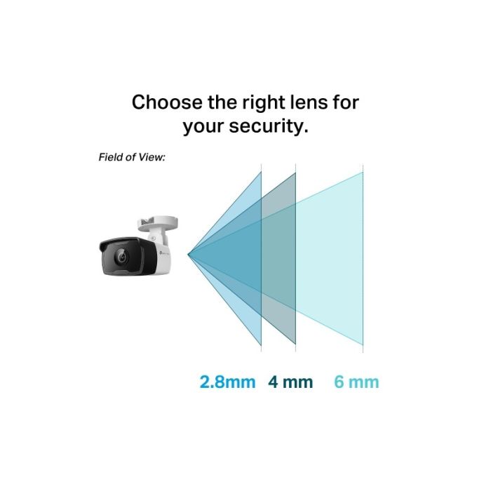 TP-LINK VIGI 3MP zunanja IR Bullet 6mm mrežna kamera (do 2304 × 1296 H.265+ 25fps) TP-LINK VIGI 3MP zunanja IR Bullet 6mm mrežna kamera (do 2304 × 1296 H.265+ 25fps)