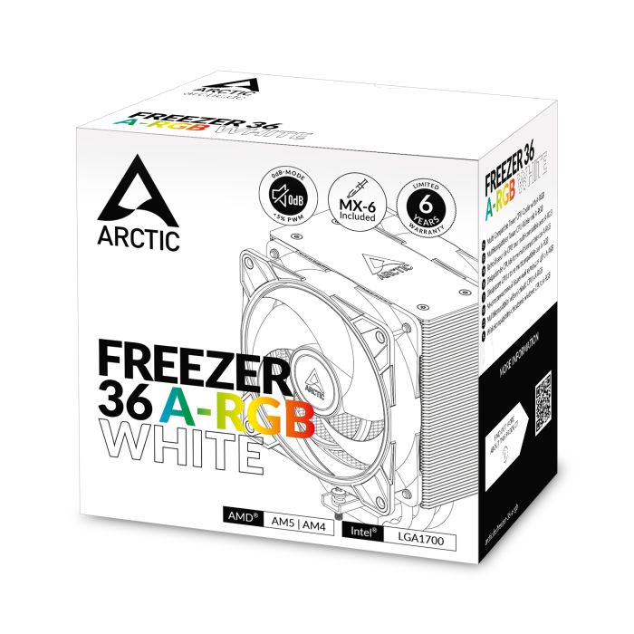 ARCTIC Freezer 36 A-RGB White, hladilnik za desktop procesorje INTEL/AMD ARCTIC Freezer 36 A-RGB White, hladilnik za desktop procesorje INTEL/AMD