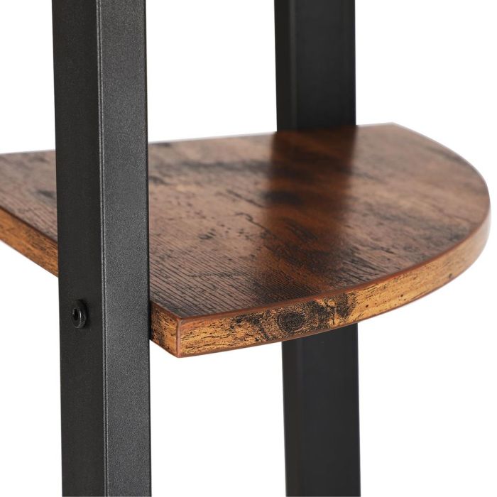 VASAGLE Vintage kotno stojalo, rustikalno rjava