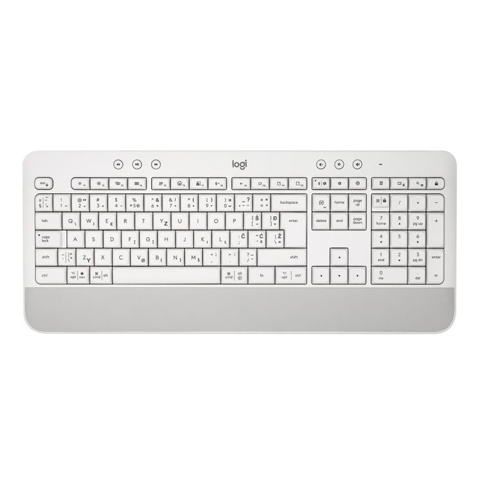 Logitech tipkovnica K650 Signature, Wireless, bela, SLO g. Logitech tipkovnica K650 Signature, Wireless, bela, SLO g.