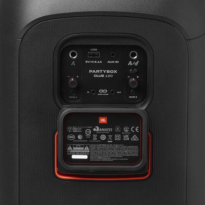 JBL PartyBox Club 120 prenosni zvočnik 160W, BT, RGB, USB JBL PartyBox Club 120 prenosni zvočnik 160W, BT, RGB, USB