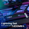 Crucial T500 1TB PCIe Gen4 NVMe M.2 SSD s hladilnikom Crucial T500 1TB PCIe Gen4 NVMe M.2 SSD s hladilnikom