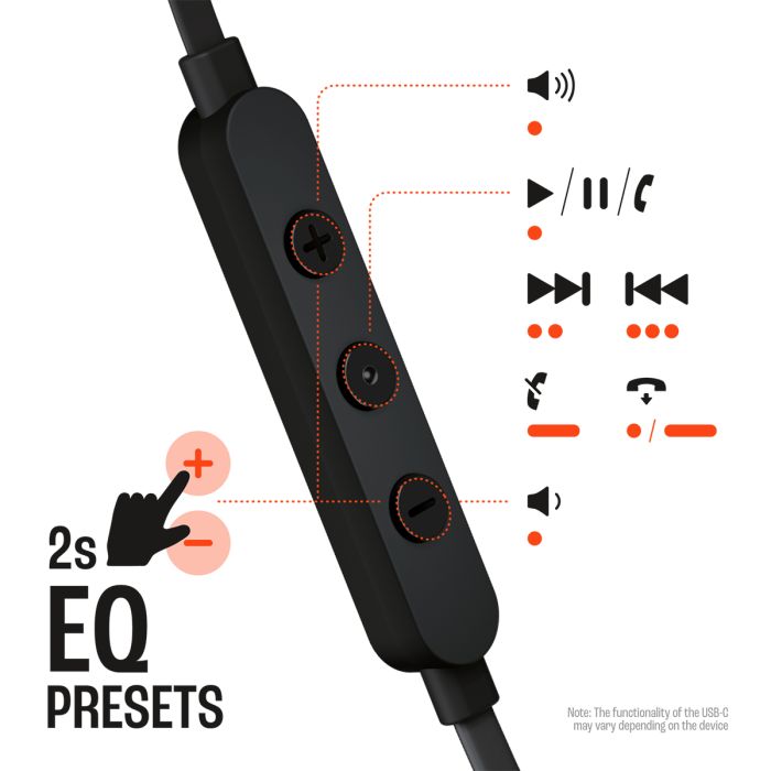 JBL USB-C žične slušalke Tune 310C, črne JBL USB-C žične slušalke Tune 310C, črne