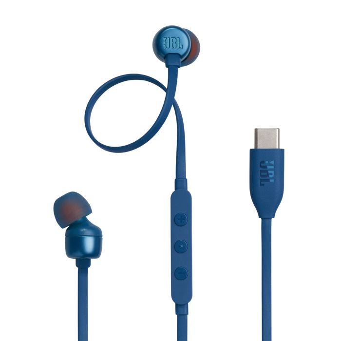 JBL USB-C žične slušalke Tune 310C, modre JBL USB-C žične slušalke Tune 310C, modre