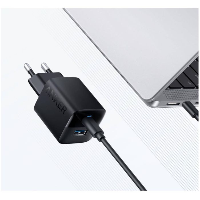 Anker polnilec 323 1xA 1xC 33W, črn Anker polnilec 323 1xA 1xC 33W, črn