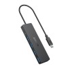 Anker Ultra Slim 4-port USB-C hub črn Anker Ultra Slim 4-port USB-C hub črn