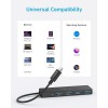 Anker Ultra Slim 4-port USB-C hub črn Anker Ultra Slim 4-port USB-C hub črn