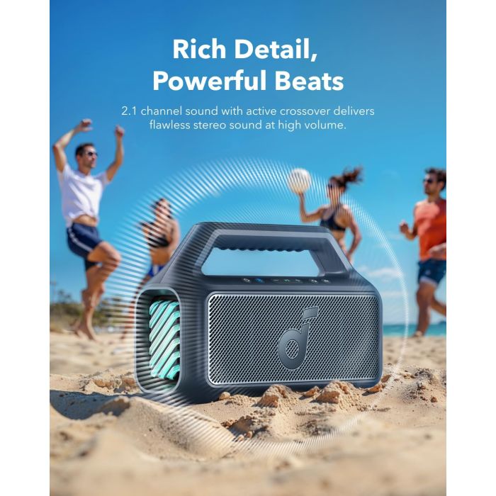 Anker Soundcore BOOM 2 prenosni Bluetooth zvočnik, moder Anker Soundcore BOOM 2 prenosni Bluetooth zvočnik, moder