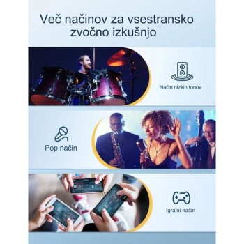 TaoTronics Brezžične slušalke BH1118 bele TaoTronics Brezžične slušalke BH1118 bele