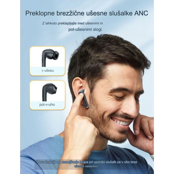 TaoTronics Brezžične slušalke BH1118 bele TaoTronics Brezžične slušalke BH1118 bele