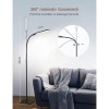 TaoTronics LED kovinska talna svetilka 72, visoka 176cm - DL072 črna TaoTronics LED kovinska talna svetilka 72, visoka 176cm - DL072 črna