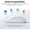 Ugreen brezžična miška 5000 DPI 2.4G+BT - bela Ugreen brezžična miška 5000 DPI 2.4G+BT - bela