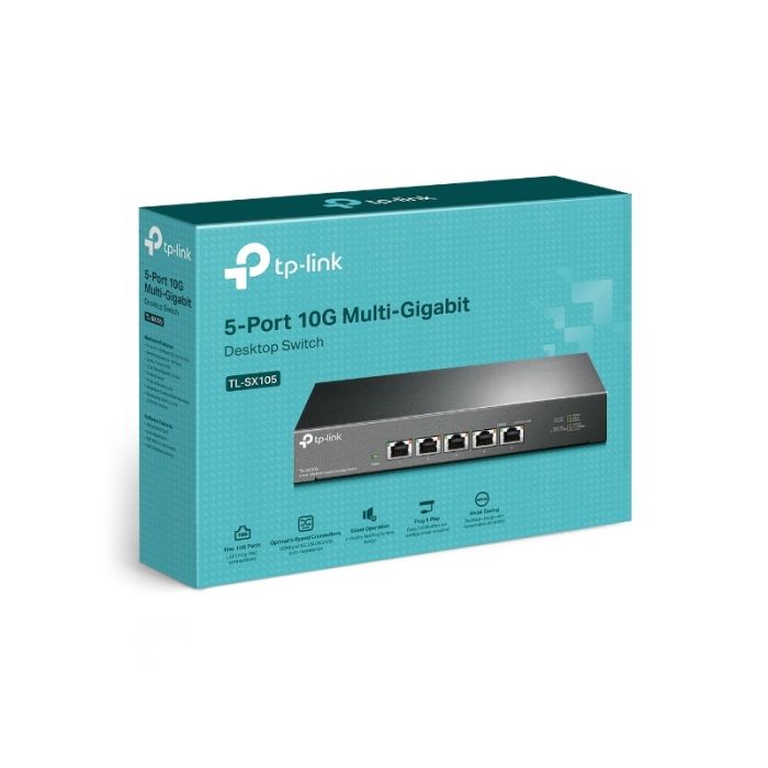 TP-LINK TL-SX105 5-Port 10G Desktop mrežno stikalo / switch TP-LINK TL-SX105 5-Port 10G Desktop mrežno stikalo / switch