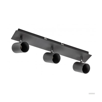 GTV stropna svetilka VENETO 3xGU10 230V IP20, črna