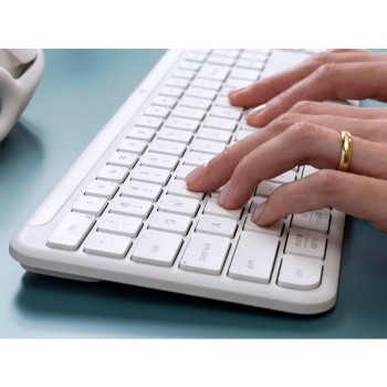 Logitech tipkovnica Signature Slim K950, bela, SLO gravura