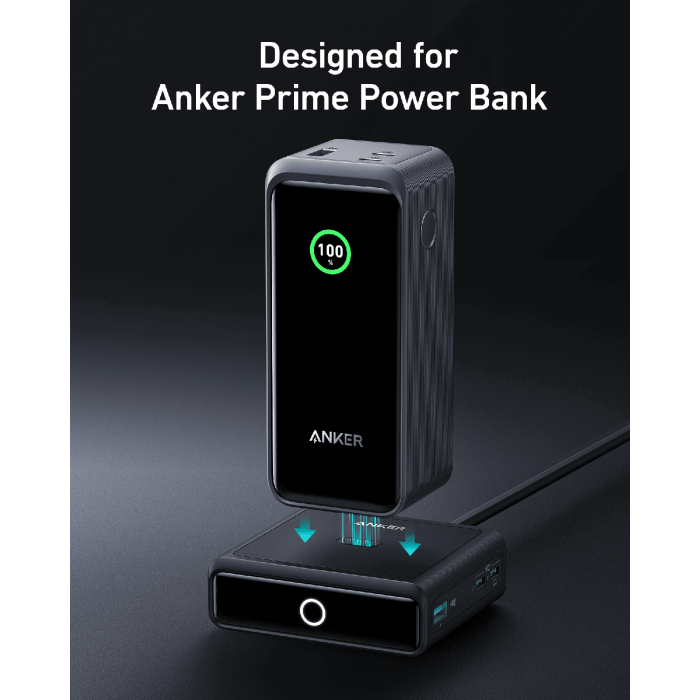 Anker 100W polnilna baza za Prime Powerbank, črn Anker 100W polnilna baza za Prime Powerbank, črn