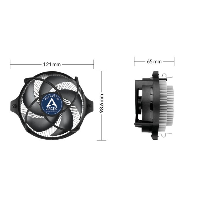 ARCTIC Alpine 23 CO, hladilnik za desktop procesorje AMD ARCTIC Alpine 23 CO, hladilnik za desktop procesorje AMD