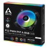ARCTIC P12 PWM PST A-RGB 120mm 4-pin ventilator, črn ARCTIC P12 PWM PST A-RGB 120mm 4-pin ventilator, črn
