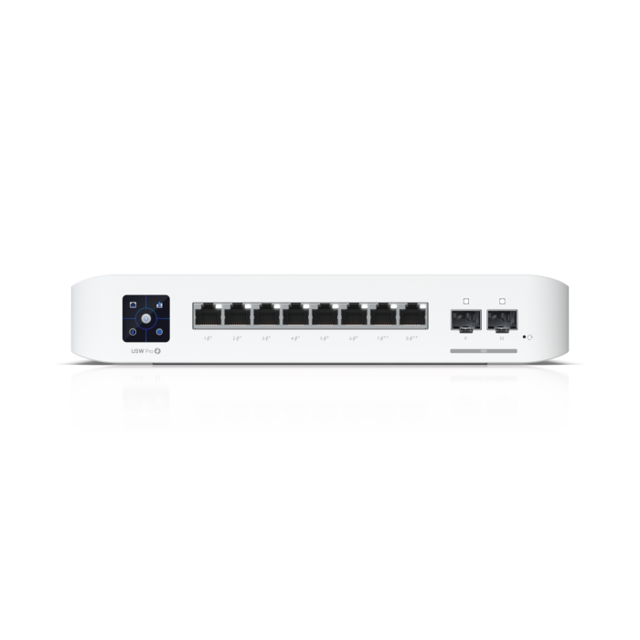 Ubiquiti mrežno 8-portno PoE stikalo USW-Pro-8-PoE (120W) Ubiquiti mrežno 8-portno PoE stikalo USW-Pro-8-PoE (120W)