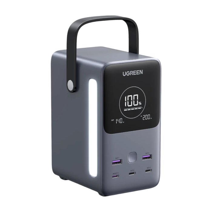 Ugreen prenosna polnilna baterija 48.000mAh, 300W s pametnim digitalnim zaslonom Ugreen prenosna polnilna baterija 48.000mAh, 300W s pametnim digitalnim zaslonom