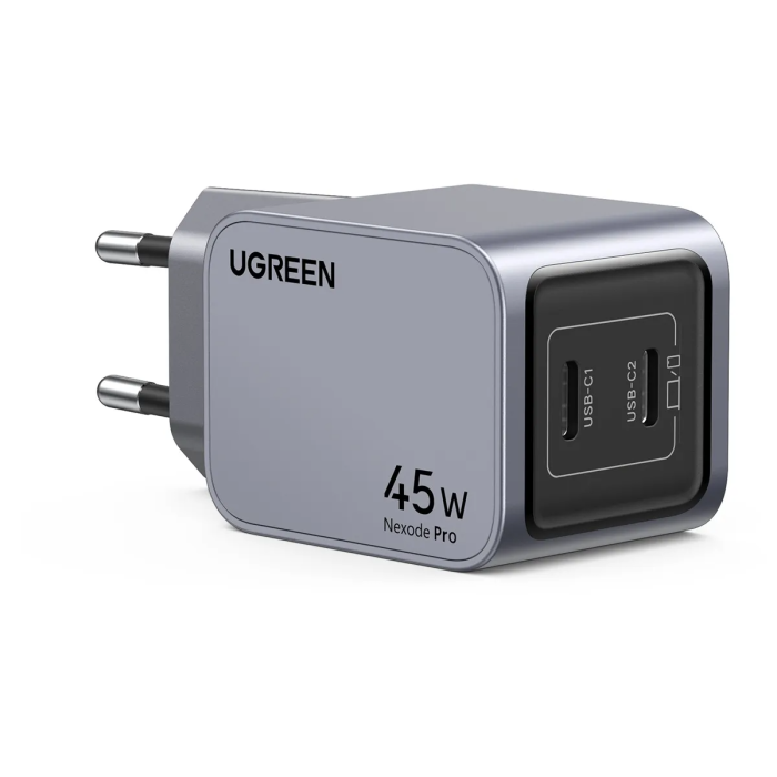 Ugreen Nexode Pro 45W 2-Portni GaN USB-C polnilec Ugreen Nexode Pro 45W 2-Portni GaN USB-C polnilec
