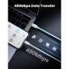 Ugreen USB-C na Lightning kabel srebrn 2m Ugreen USB-C na Lightning kabel srebrn 2m