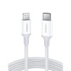 Ugreen USB-C na Lightning kabel srebrn 2m Ugreen USB-C na Lightning kabel srebrn 2m