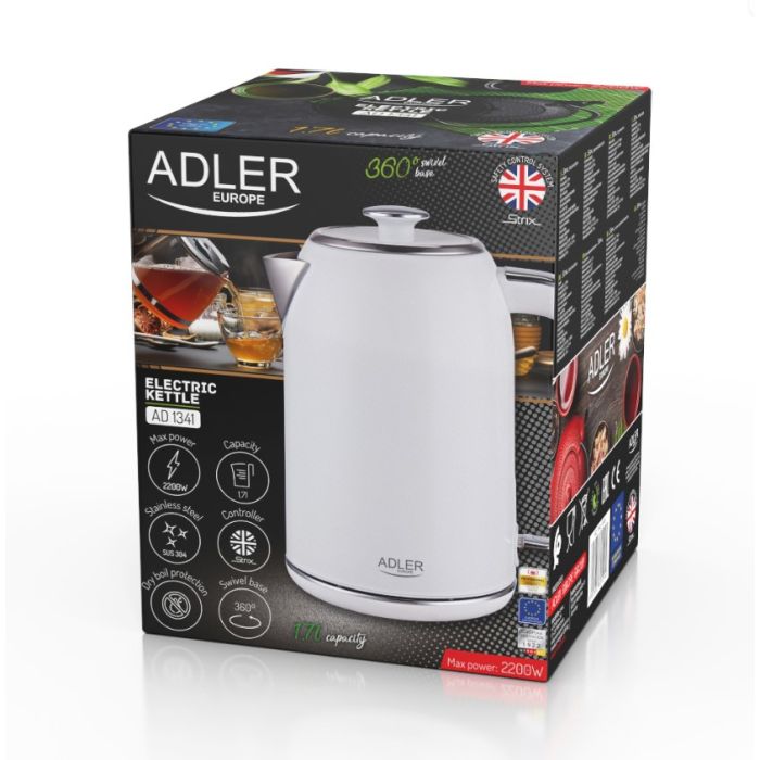 Adler Kovinski grelnik vode 1,7 L STRIX AD1341 Adler Kovinski grelnik vode 1,7 L STRIX AD1341