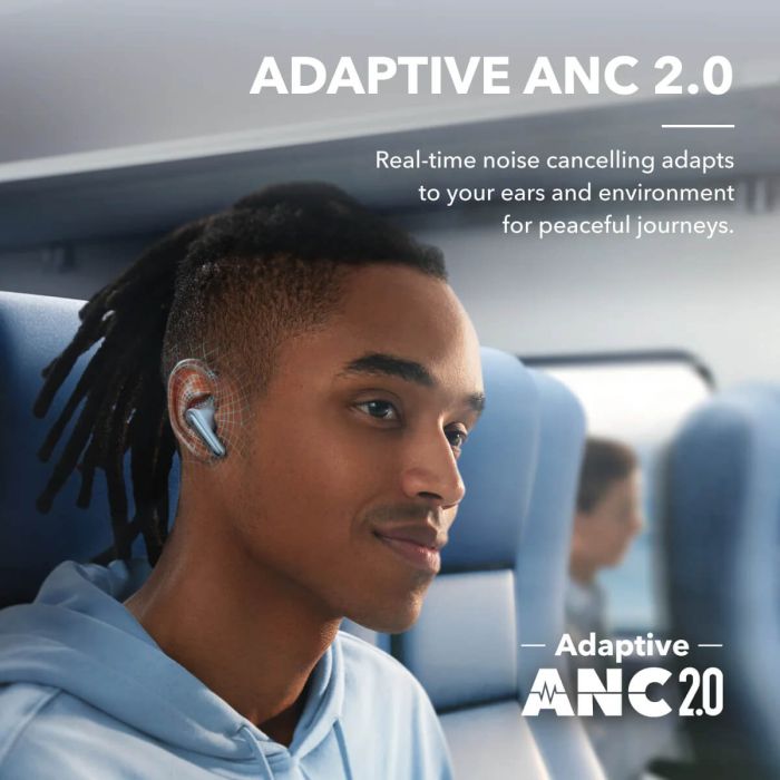 Anker Soundcore Liberty 4 NC brezžične slušalke, svetlo modre Anker Soundcore Liberty 4 NC brezžične slušalke, svetlo modre