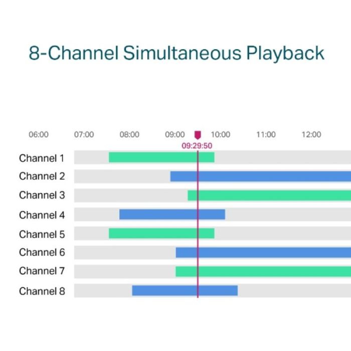 TP-LINK VIGI 8-kanalni omrežni video snemalnik PoE+ TP-LINK VIGI 8-kanalni omrežni video snemalnik PoE+