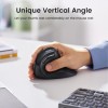 Ugreen brezžična ergonomska vertikalna miška z Bluetooth in Wi-Fi povezavo Ugreen brezžična ergonomska vertikalna miška z Bluetooth in Wi-Fi povezavo