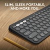 Logitech Tipkovnica Pebble Keys 2 K380s Multi-Device, grafitna, SLO g Logitech Tipkovnica Pebble Keys 2 K380s Multi-Device, grafitna, SLO g