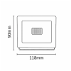 Asalite LED White Floodlight Slim 20W 4500K (1800 lumens) Asalite LED White Floodlight Slim 20W 4500K (1800 lumens)