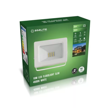 Asalite LED beli reflektor Slim 10W 4500K (900 lumnov) Asalite LED beli reflektor Slim 10W 4500K (900 lumnov)